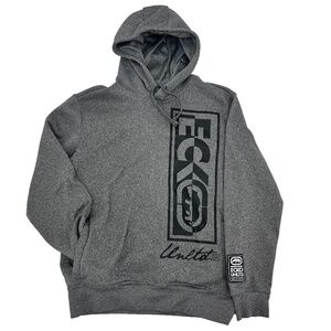 Ecko Unlimited Mens Size S Pullover Hoodie Heather Gray Long Sleeve Pockets